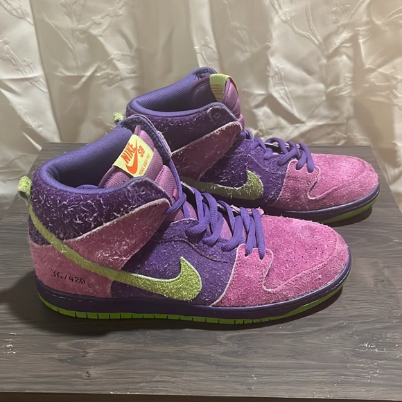 NIKE SB DUNK HIGH. Reverse skunk limited edition, 36/420. No box. Men 9.5. - Picture 5 of 8